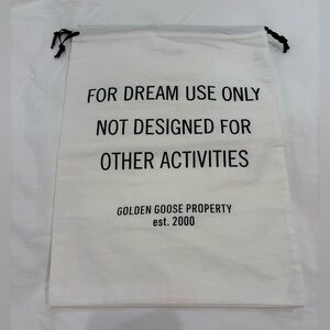 Golden Goose White Dust Bags 11 1/2x 15 (2)